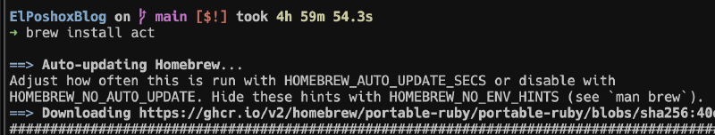 act install