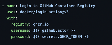 GHCR Secret