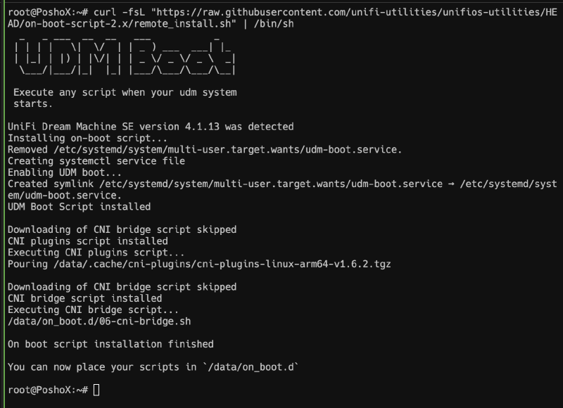 On-boot